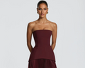 The Aurélie Gown — CHERRY LACQUER