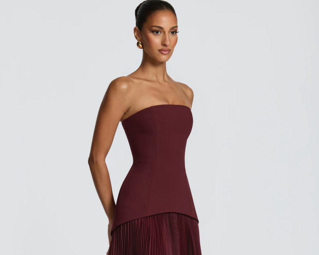 The Aurélie Gown — CHERRY LACQUER