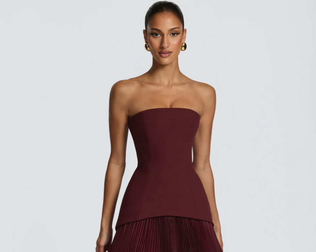 The Aurélie Gown — CHERRY LACQUER