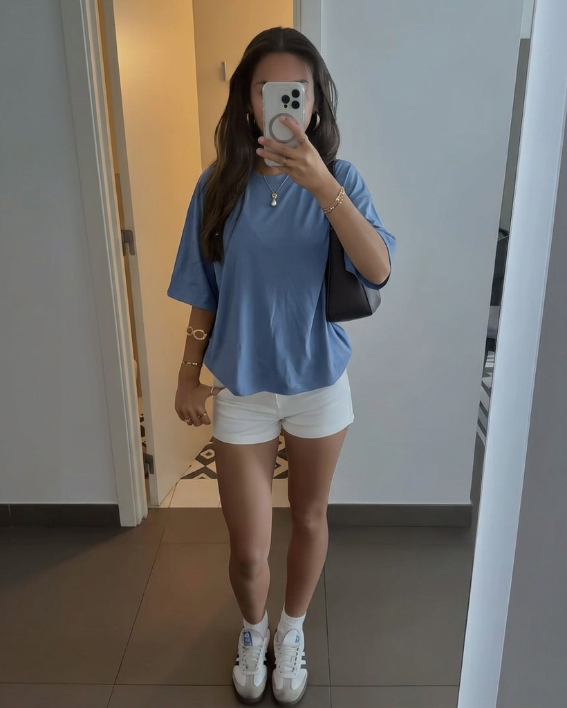 Oversized Comfort Set — Blue