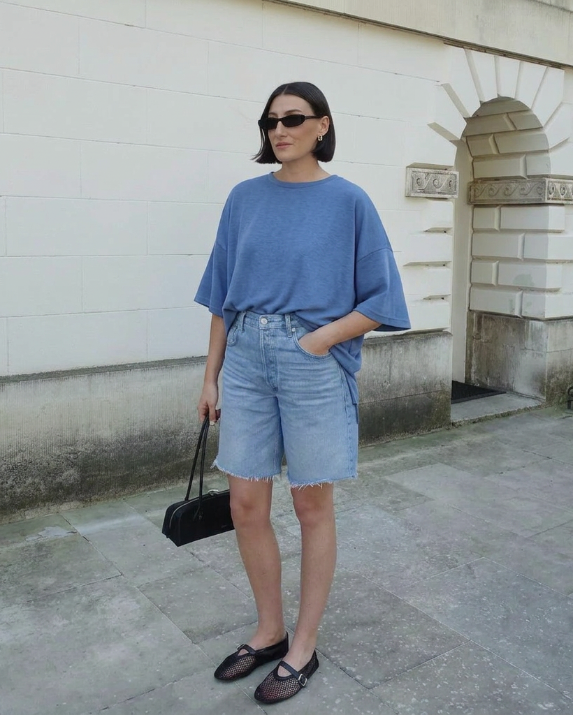 Oversized Comfort Set — Blue